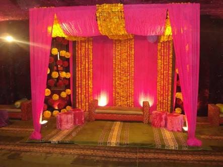 Mehndi/Haldi Wedding Stage